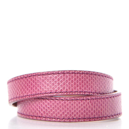 Hermes Lizard Kelly Double Tour Bracelet M Pastel Lilac 3 of 6