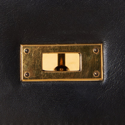 Hermes Box Kelly Retourne 32 Black 20 of 28