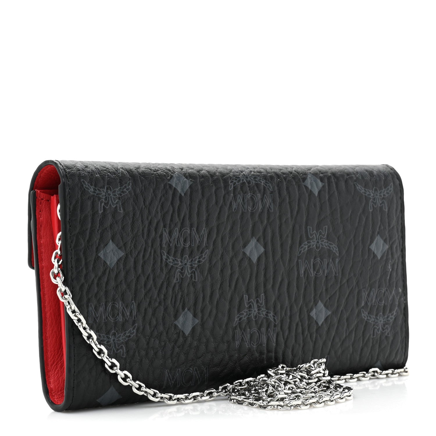 MCM Visetos Large Patricia Wallet On Chain Black 3 of 12