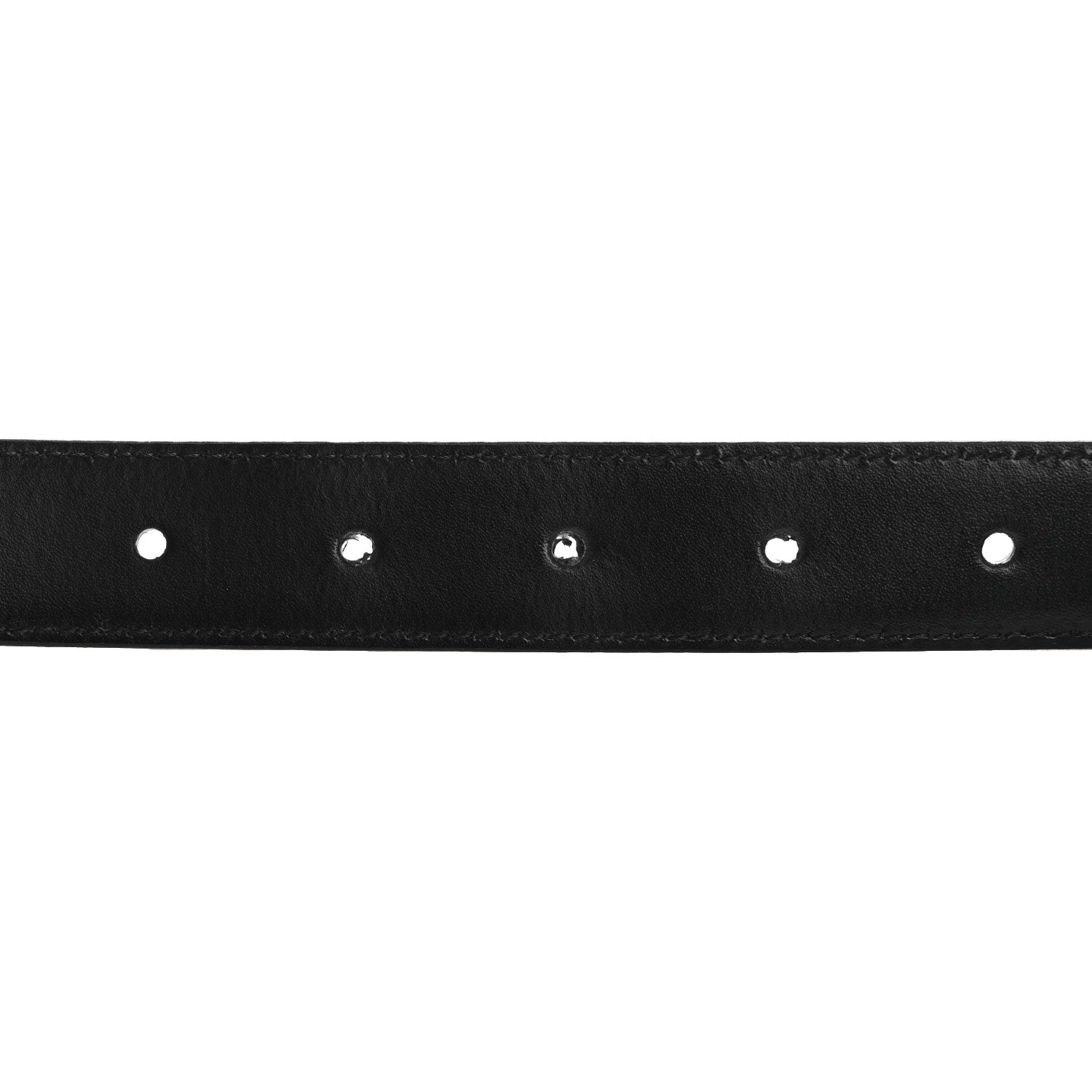 Celine Box Calfskin Teen 13mm Triomphe Belt 75 30 Black 6 of 11