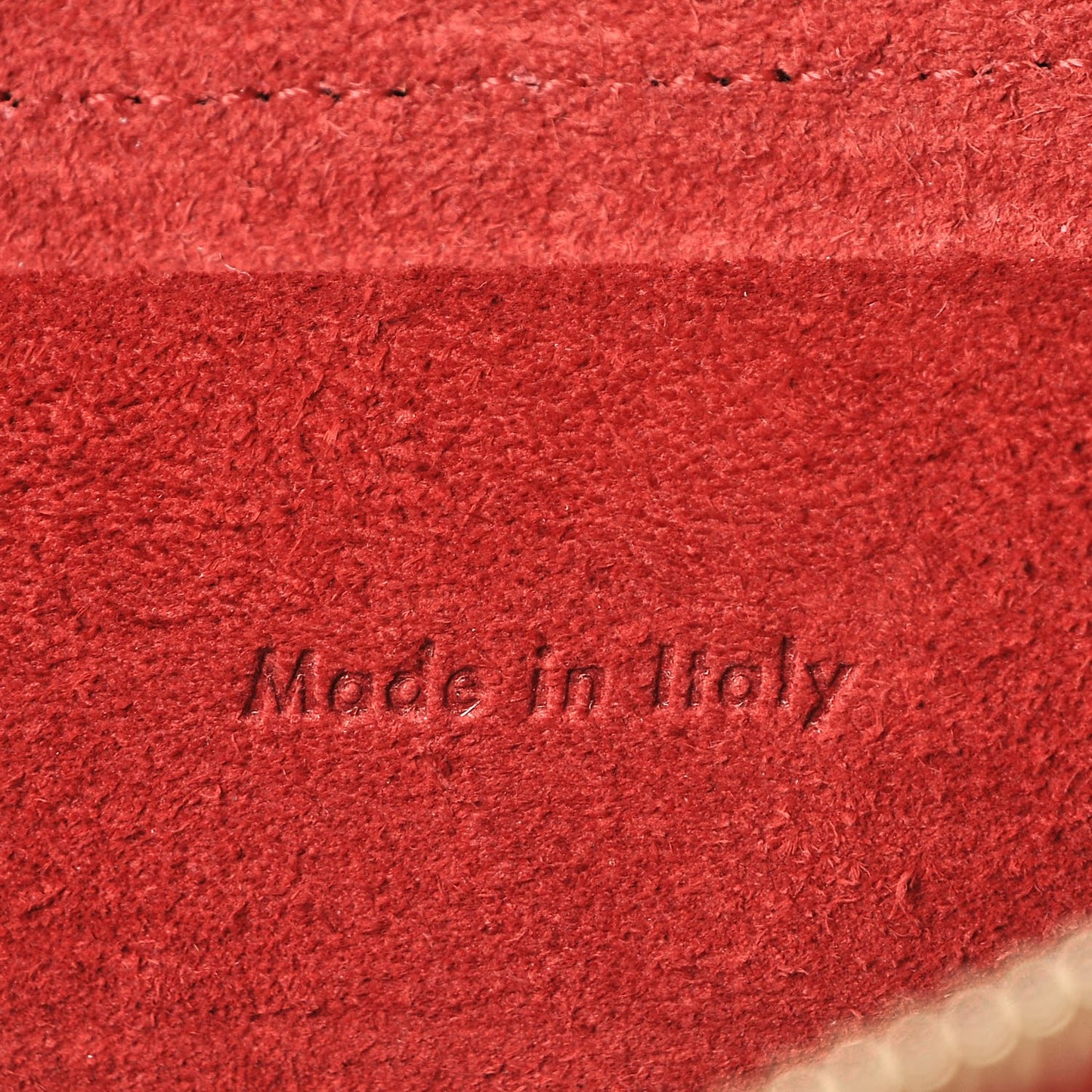 Baby Grained Calfskin Micro Belt Bag Coquelicot