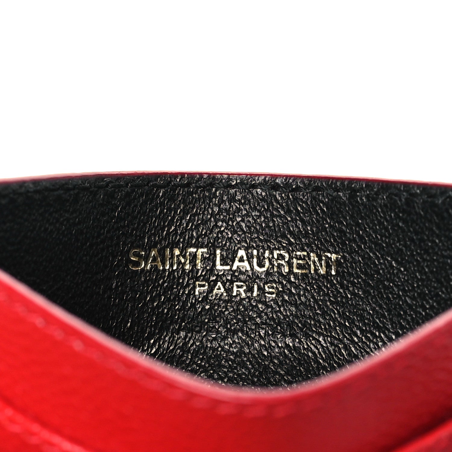 Saint Laurent Grain De Poudre Matelasse Chevron Monogram Credit Card Case 6 of 8