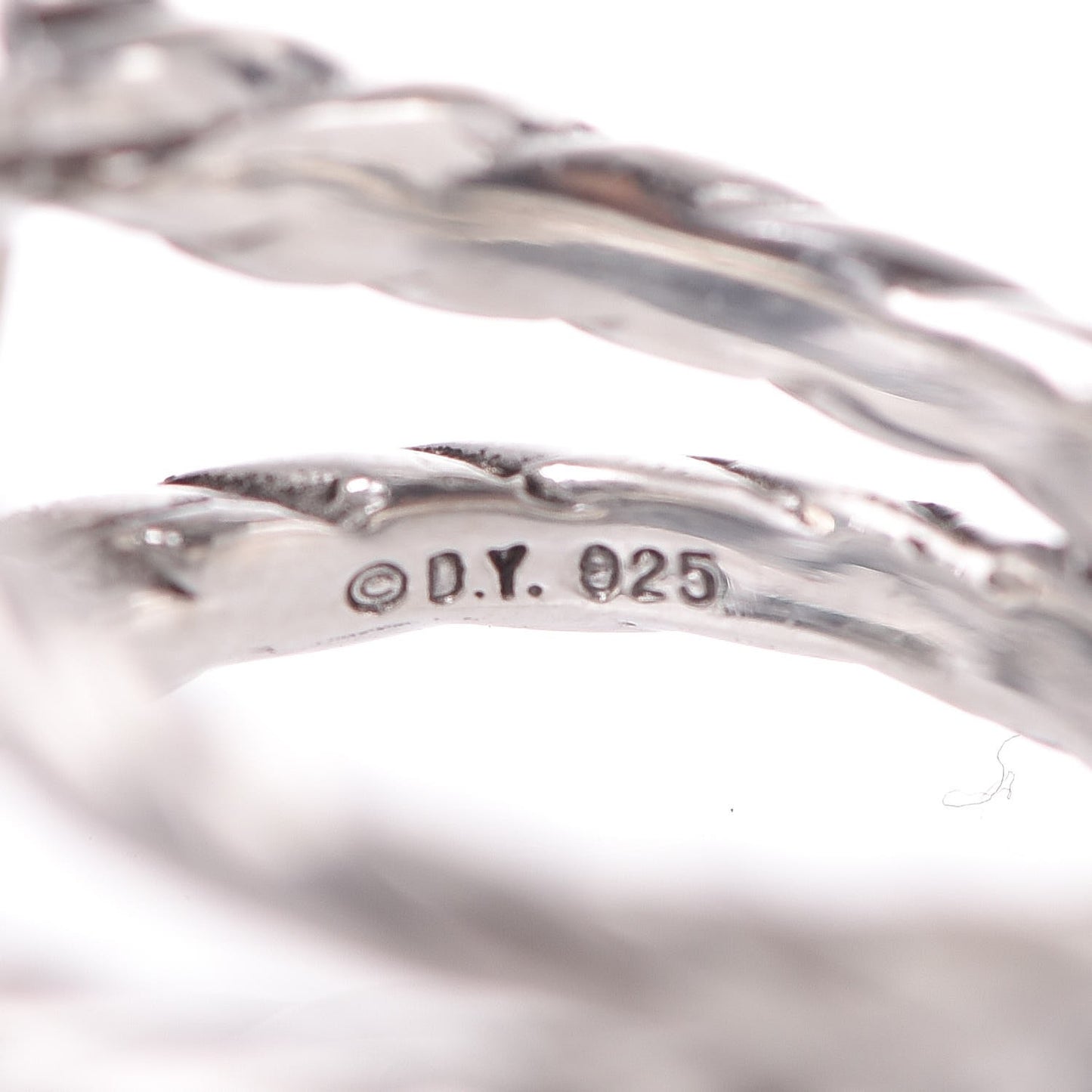 Sterling Silver Diamond Prasiolite 15mm Cushion On Point Ring 53.5 6.5
