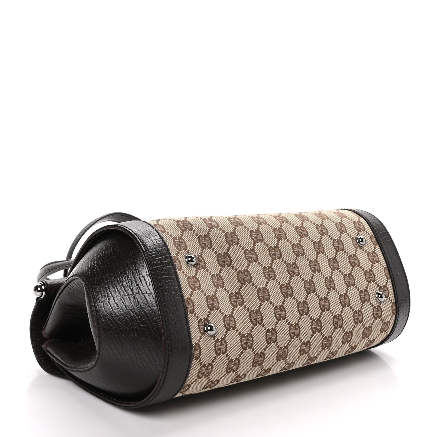 Monogram Bamboo Bullet Bag Dark Brown