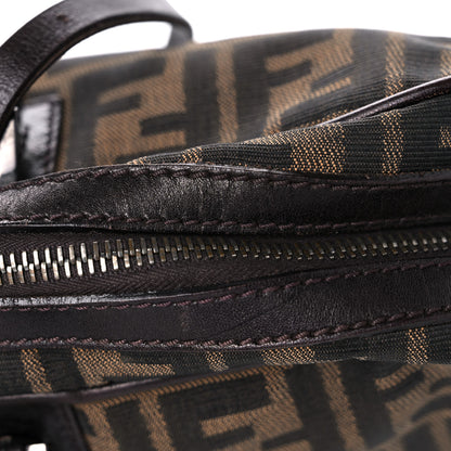 Fendi Zucca Buckle Tote Tobacco 18 of 27