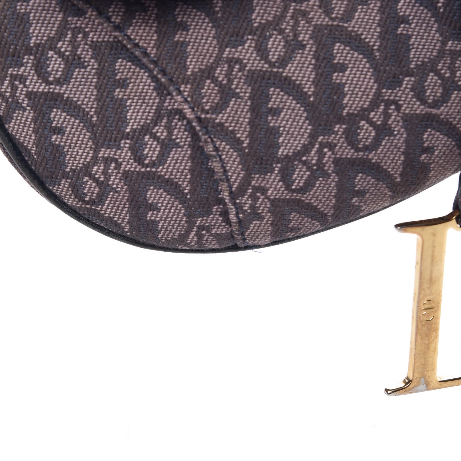 Christian Dior Monogram Saddle Bag Blue 13 of 14