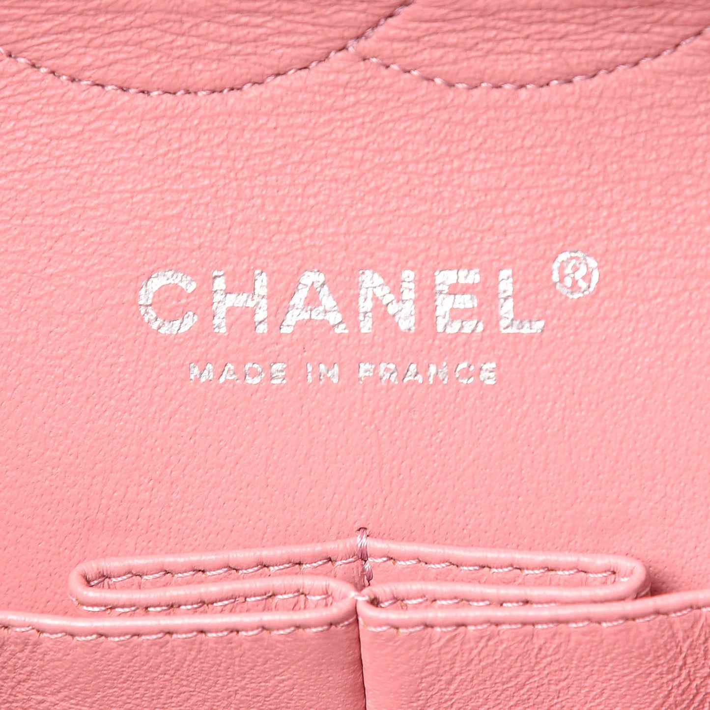 Lambskin Quilted Medium Double Flap Light Pink