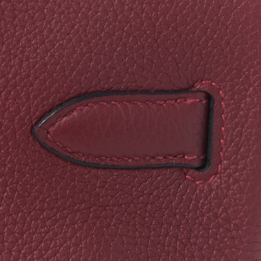 Hermes Togo Birkin 30 Rouge H 9 of 31