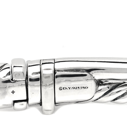 David Yurman Sterling Silver 18K Yellow Gold Two Row Buckle Bracelet 4 of 4