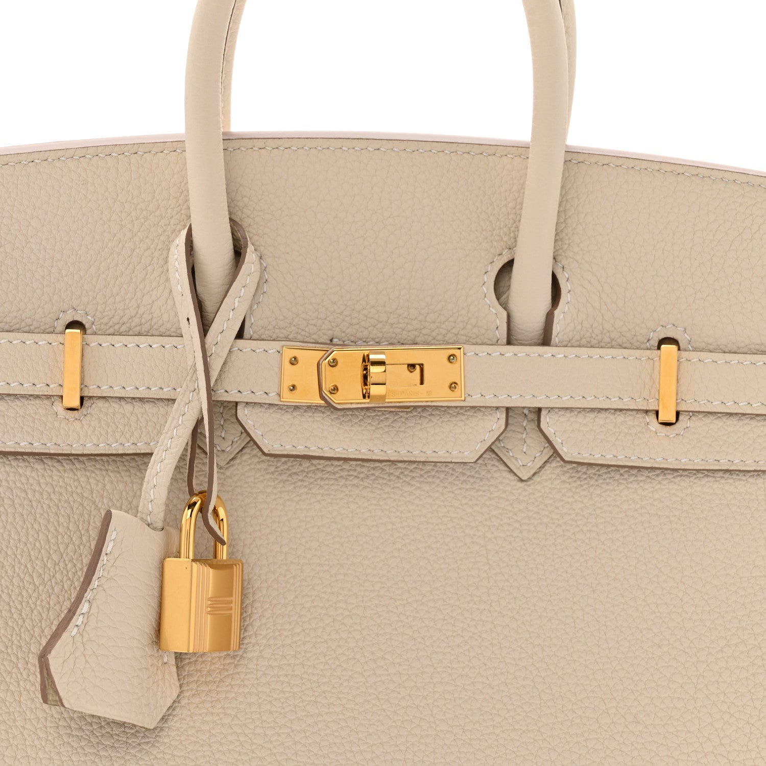 Hermes Togo Birkin 25 Craie 8 of 11
