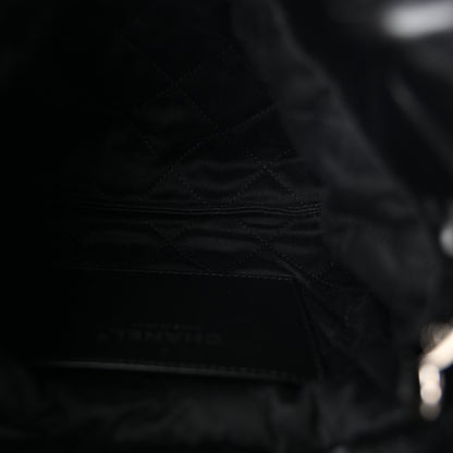 Chanel Shiny Calfskin Quilted Mini Chanel 22 So Black 5 of 10