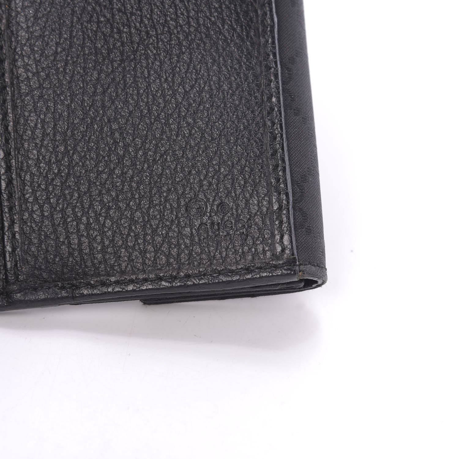 Gucci Monogram Eclipse Continental Wallet Black 6 of 7