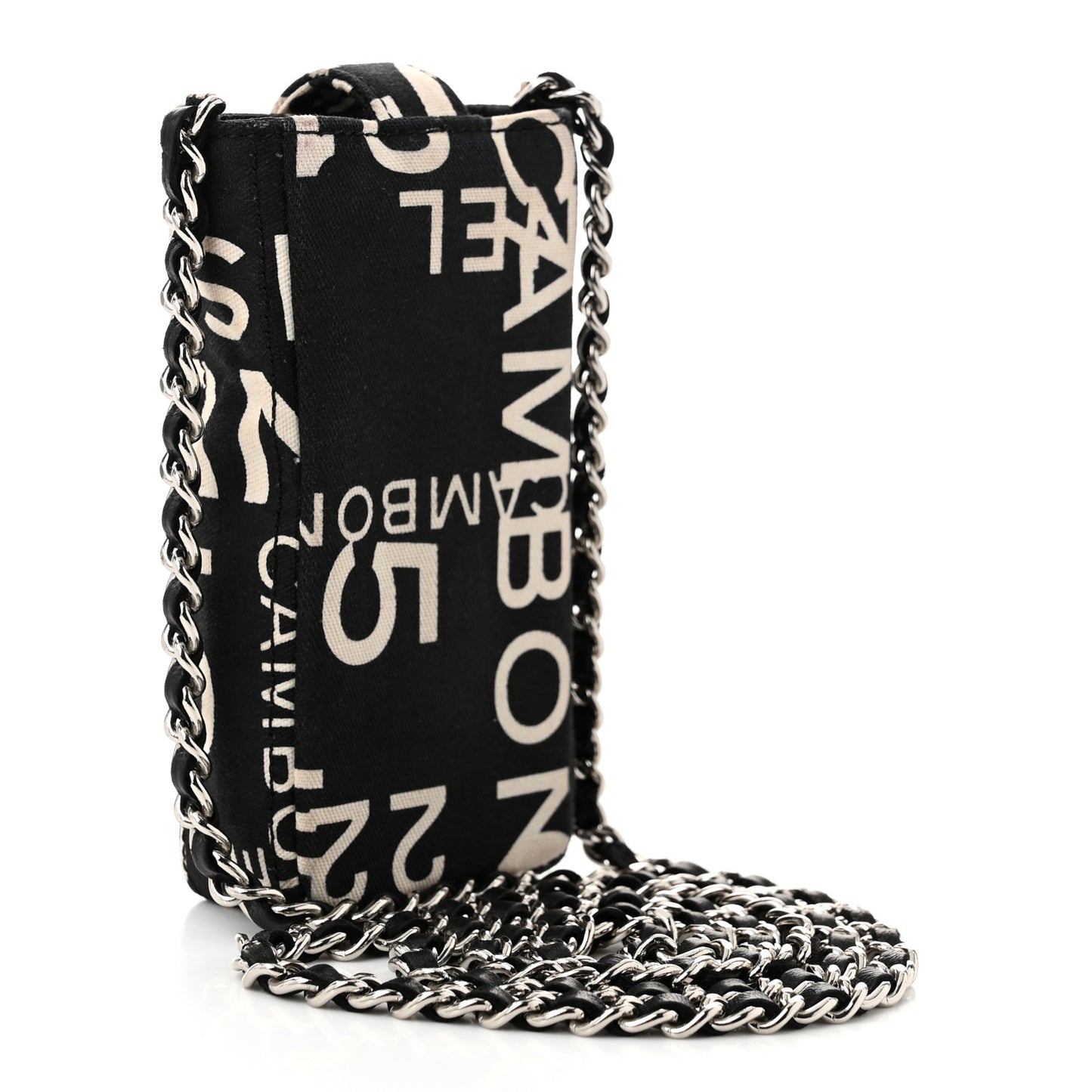 Canvas 31 Rue Cambon Phone Holder Black