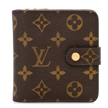 Louis Vuitton Monogram Compact Zippe Zipped Wallet 1 of 10