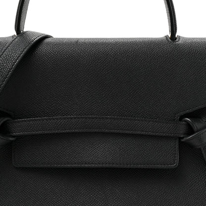 Celine Grained Calfskin Micro Belt Bag Black 7 of 9