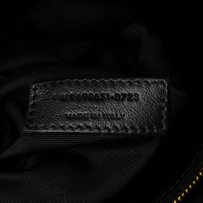 Saint Laurent Lambskin Quilted Maxi Icare Shopping Tote Black 8 of 11