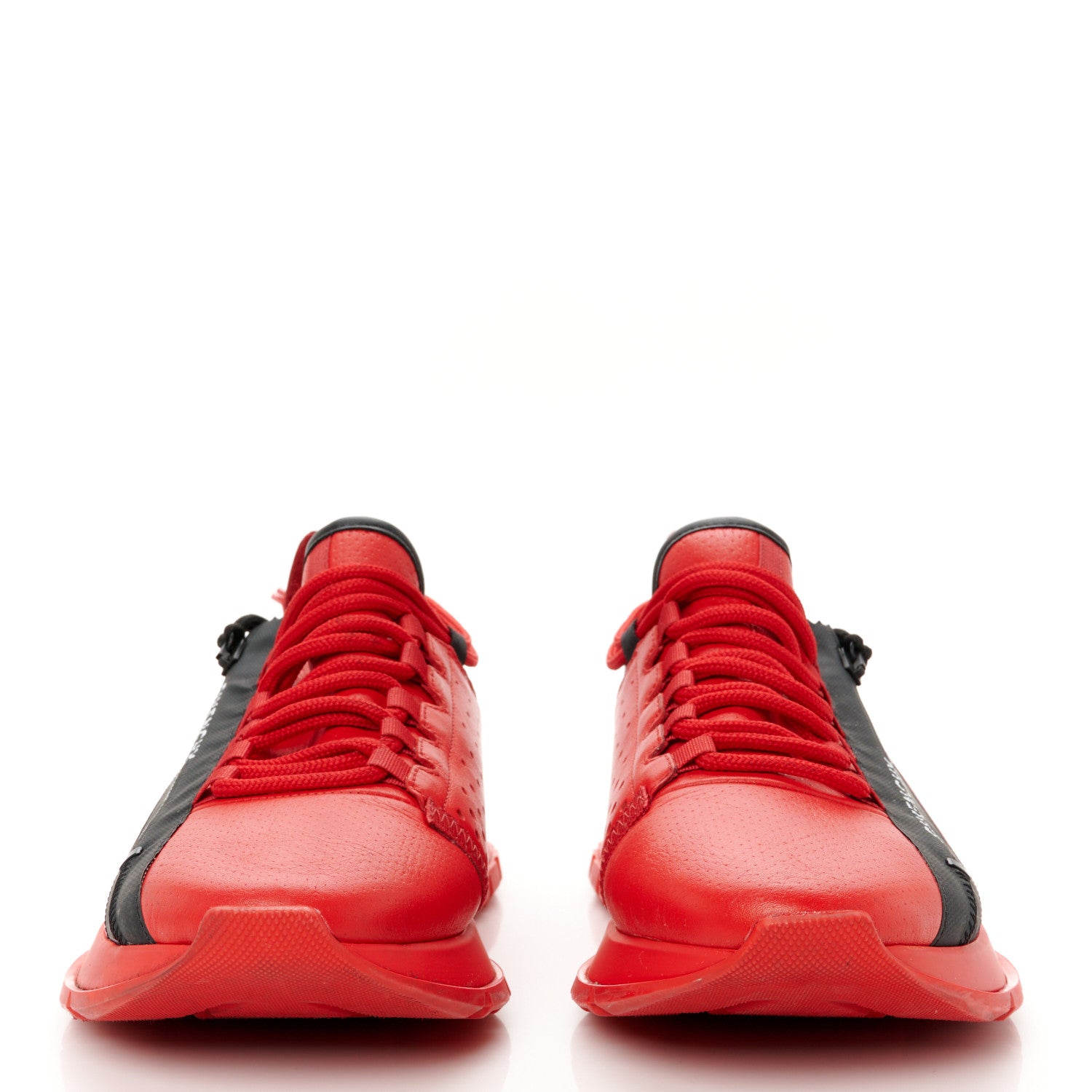 Givenchy Calfskin Spectre Low Runners Sneakers 41 Red Black 3 of 9