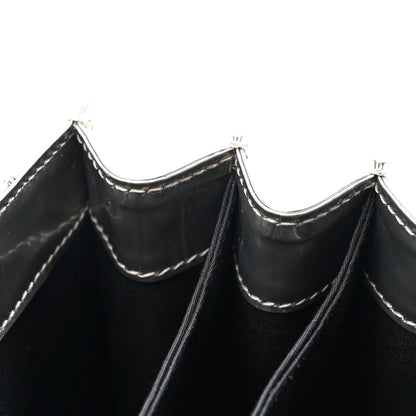 Bulgari Metallic Calfskin Serpenti Forever Top Handle Silver 12 of 19