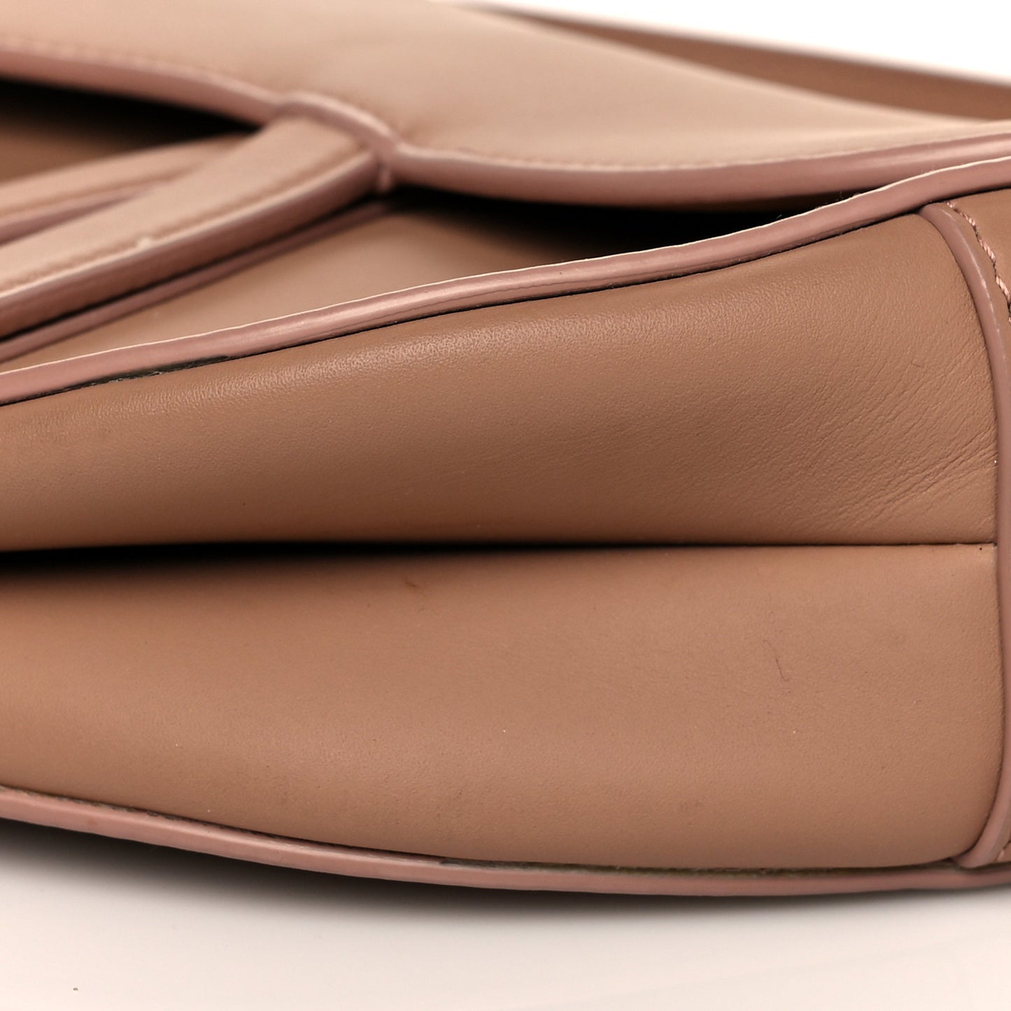 Ultra Matte Calfskin Saddle Bag Blush