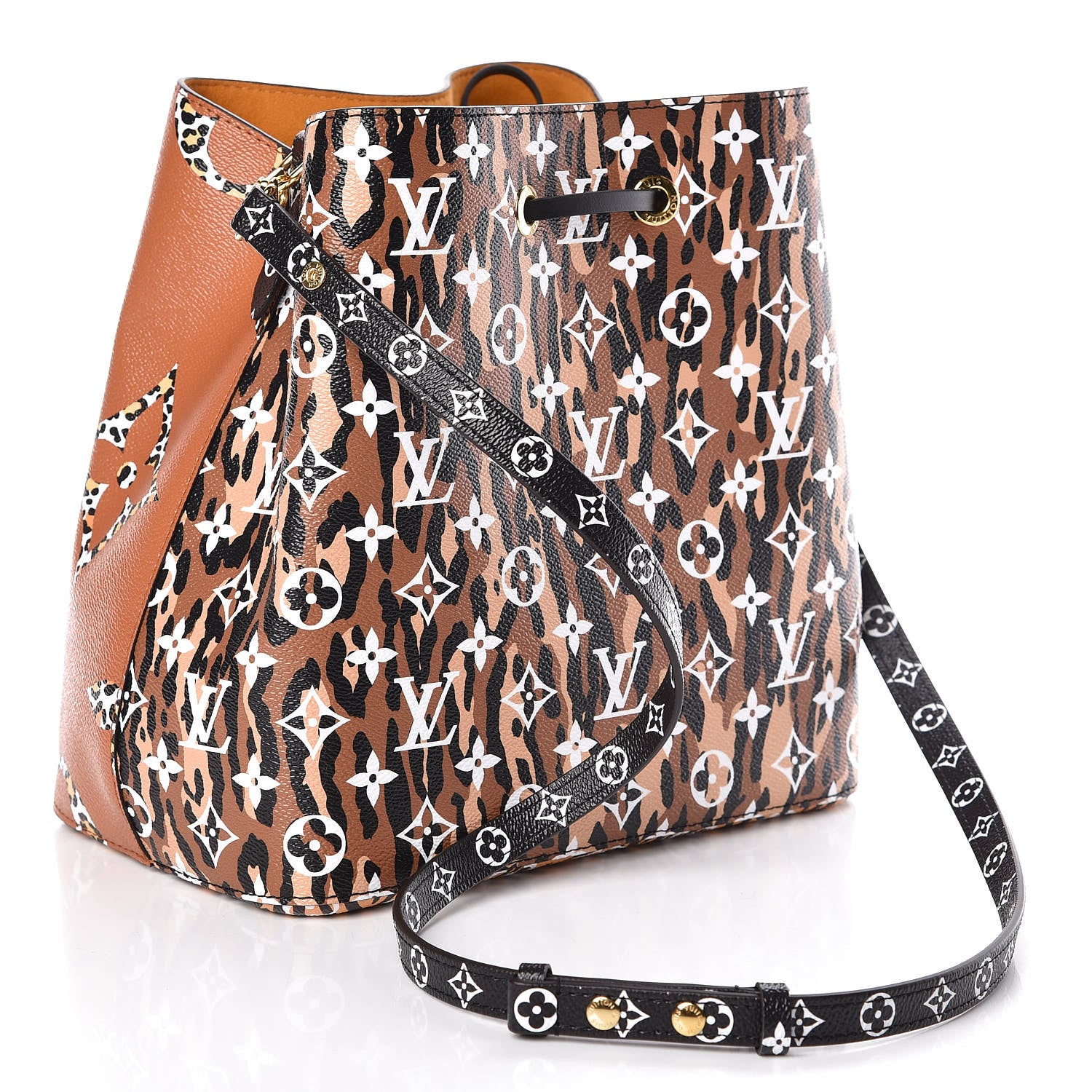 Louis Vuitton Monogram Giant Jungle NéoNoé Caramel 3 of 9