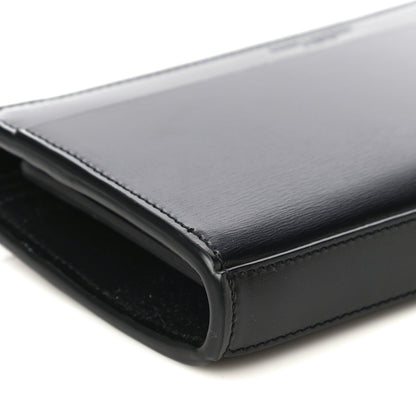 Saint Laurent Calfskin Fragment Zip Around Wallet Black 9 of 10