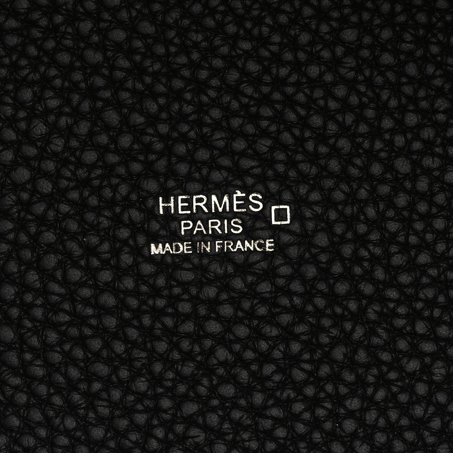 Taurillon Clemence Matte Alligator Picotin Lock Touch 18 PM Black