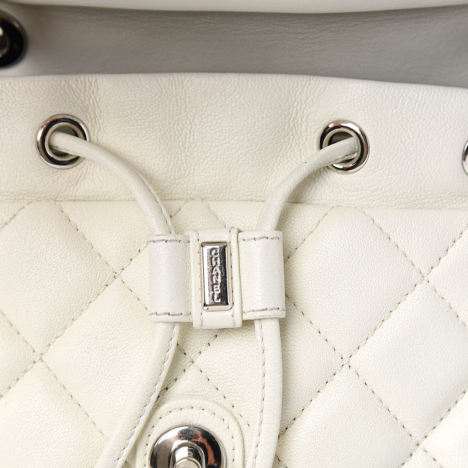 Chanel Lambskin Quilted Small Cuba Urban Spirit Backpack White 8 of 14