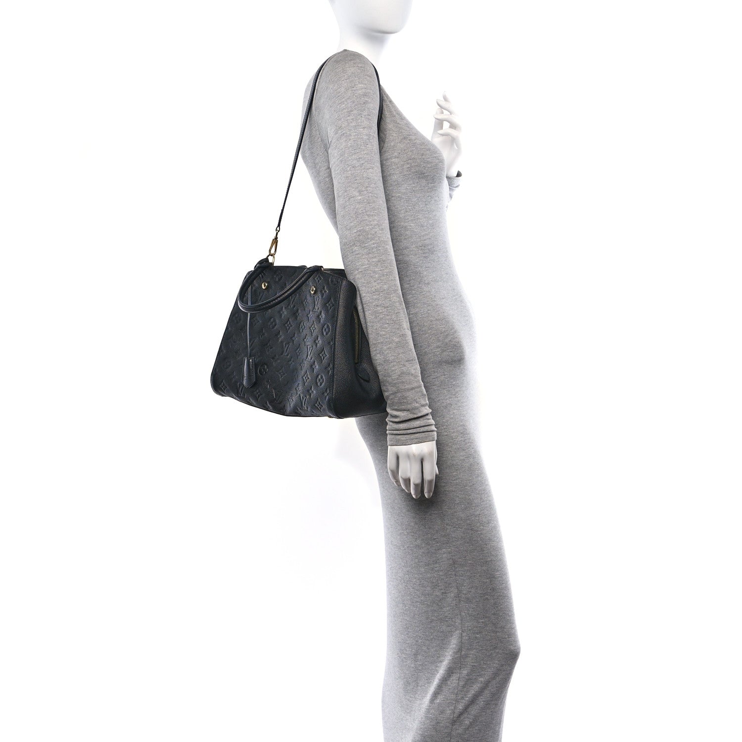 Louis Vuitton Empreinte Montaigne MM Black 3 of 9