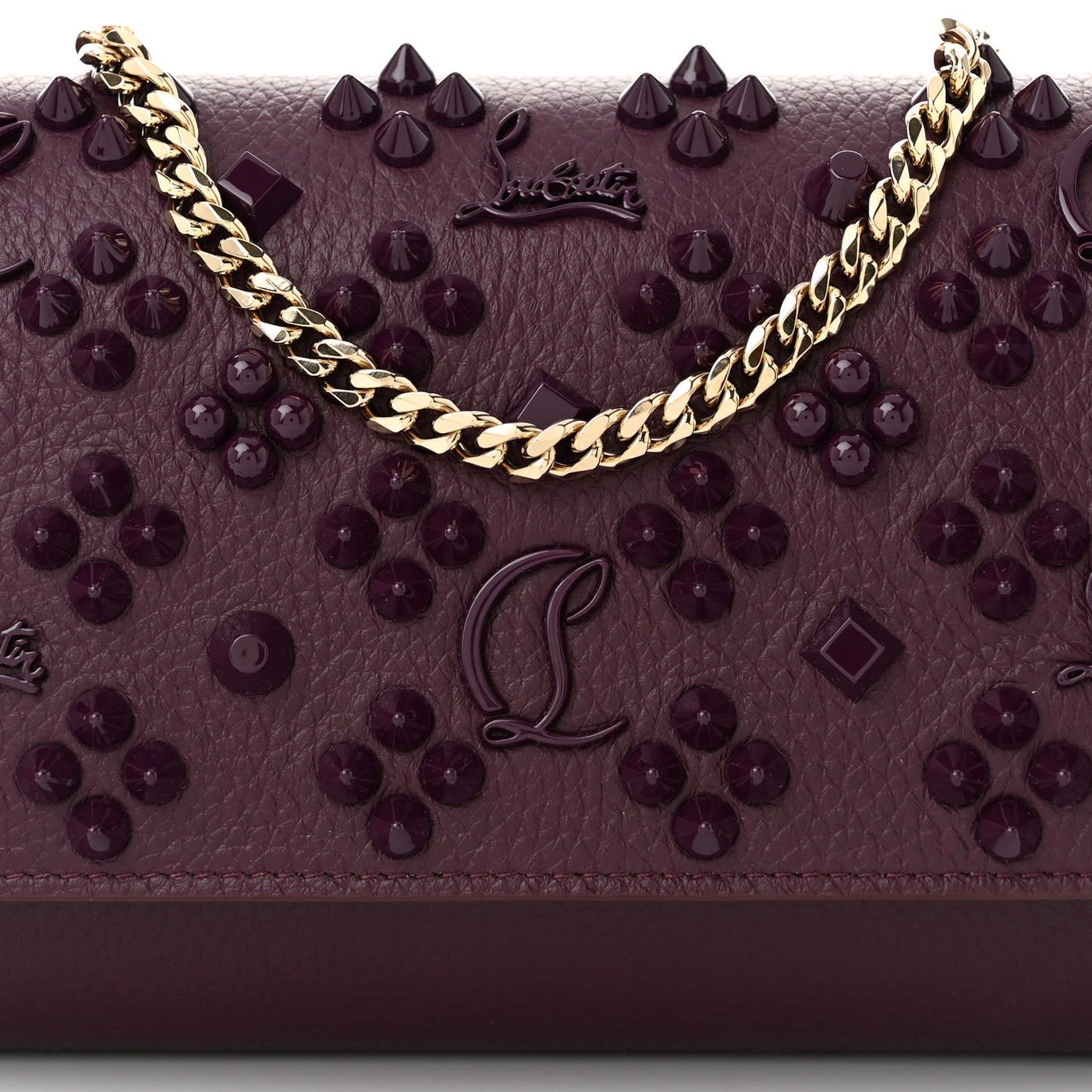 Calfskin Spikes Loubinthesky Paloma Merlot