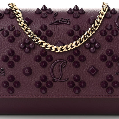 Christian Louboutin Calfskin Spikes Loubinthesky Paloma Merlot 8 of 11