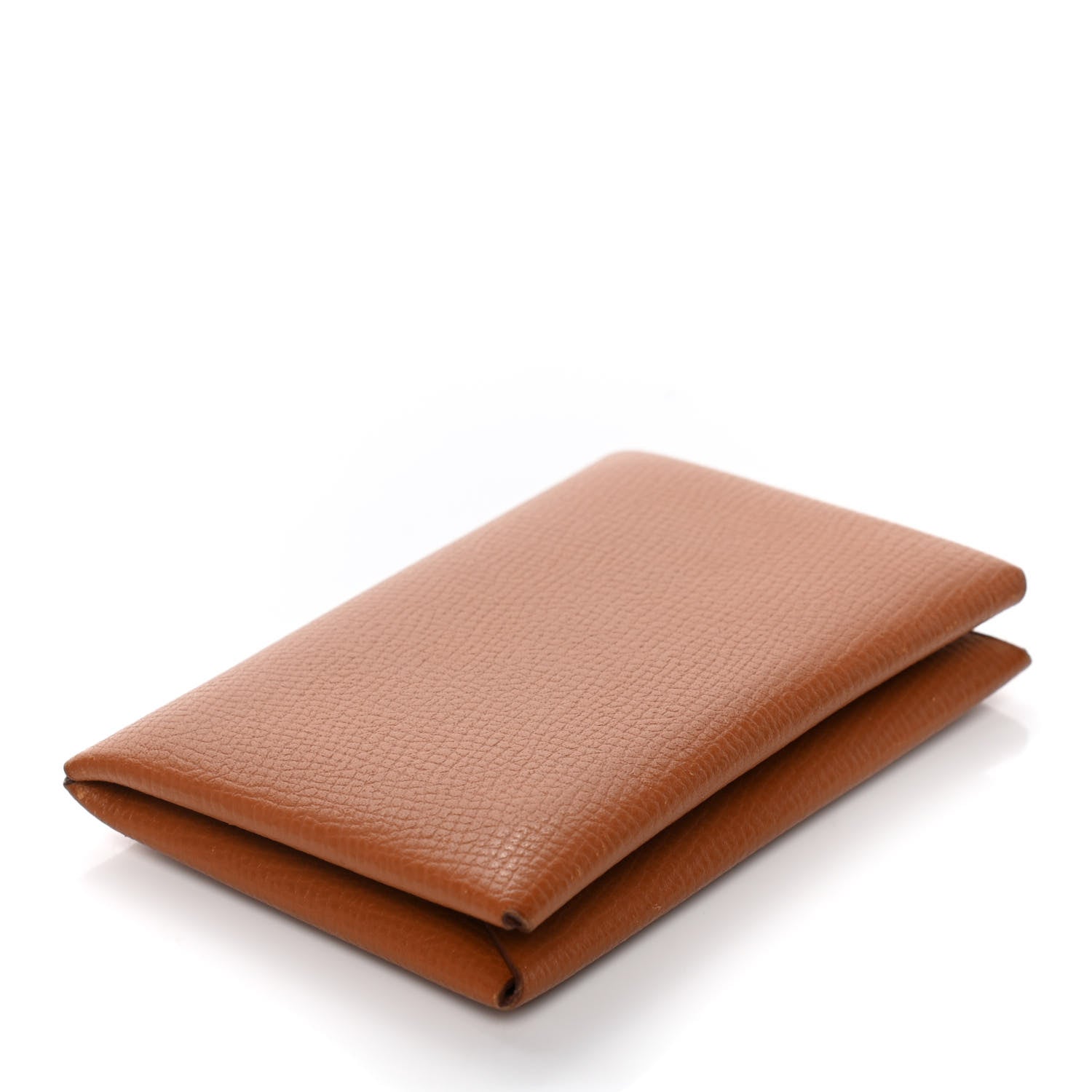 Hermes Epsom Calvi Card Case Gold 4 of 8