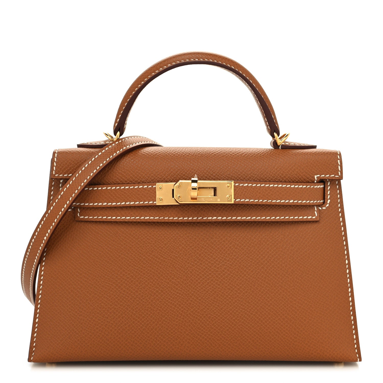 Hermes Epsom Mini Kelly Sellier 20 Gold 1 of 10