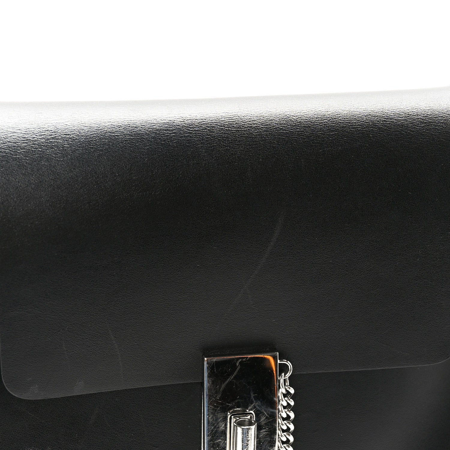 Chloe Shiny Calfskin Medium Annie Shoulder Bag Black 9 of 9