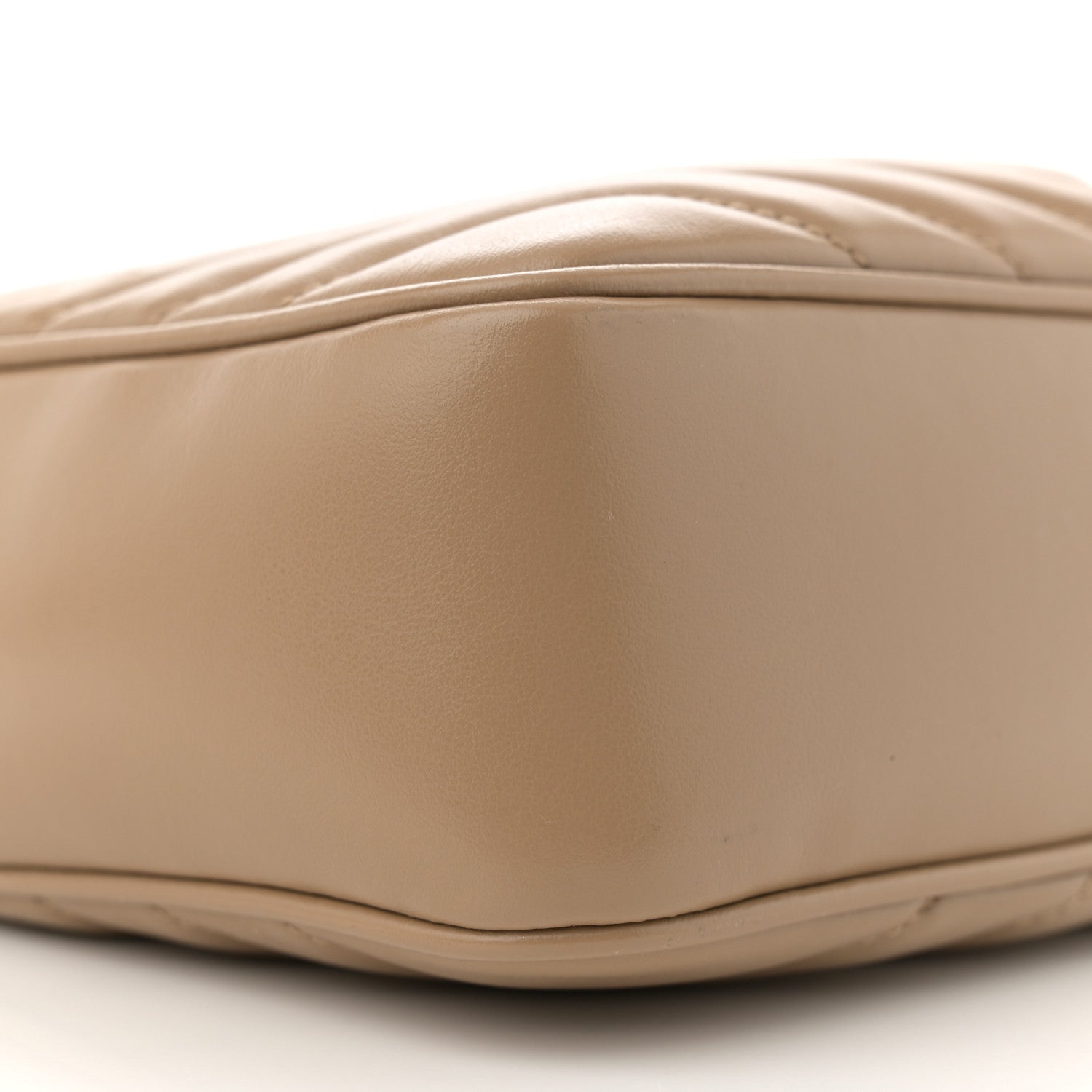 Saint Laurent Calfskin Matelasse Monogram Lou Camera Bag Dark Beige 9 of 11