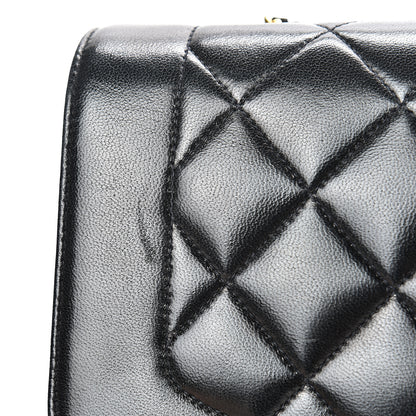 Chanel Lambskin Quilted Medium Single Flap Black 18 of 21