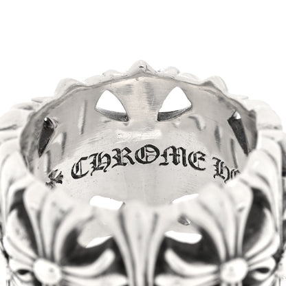 Chrome Hearts Sterling Silver Cemetery Cross Ring 67 12 4 of 5