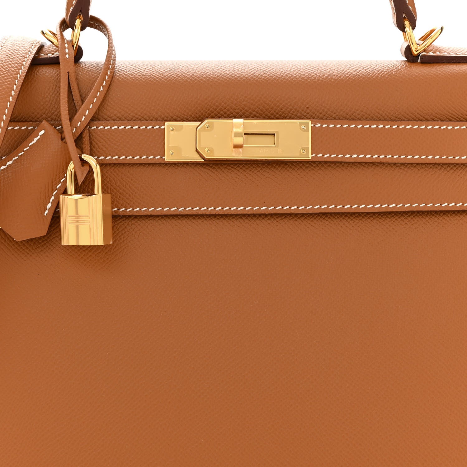 Hermes Epsom Kelly Sellier 28 Gold 8 of 11