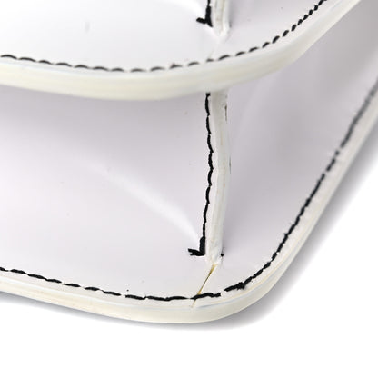 Burberry Calfskin Monogram Embossed Small TB Chain Bag Optic White 5 of 9