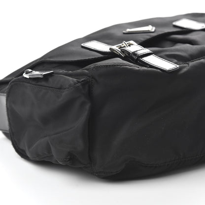 Prada Nylon Vela Messenger Bag Black 6 of 11