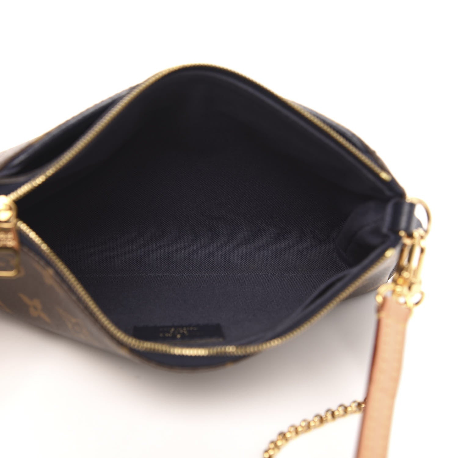 Louis Vuitton Monogram Pallas Clutch Blue Marine 5 of 9