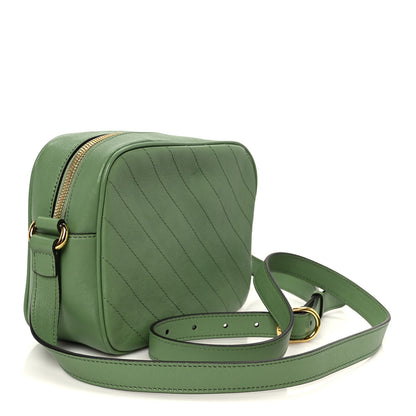 Gucci Sakai Be Green Calfskin Diagonal Stitched Small Blondie Shoulder Bag Light Green 3 of 10