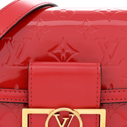 Louis Vuitton Vernis Monogram Dauphine Mini Red 8 of 11