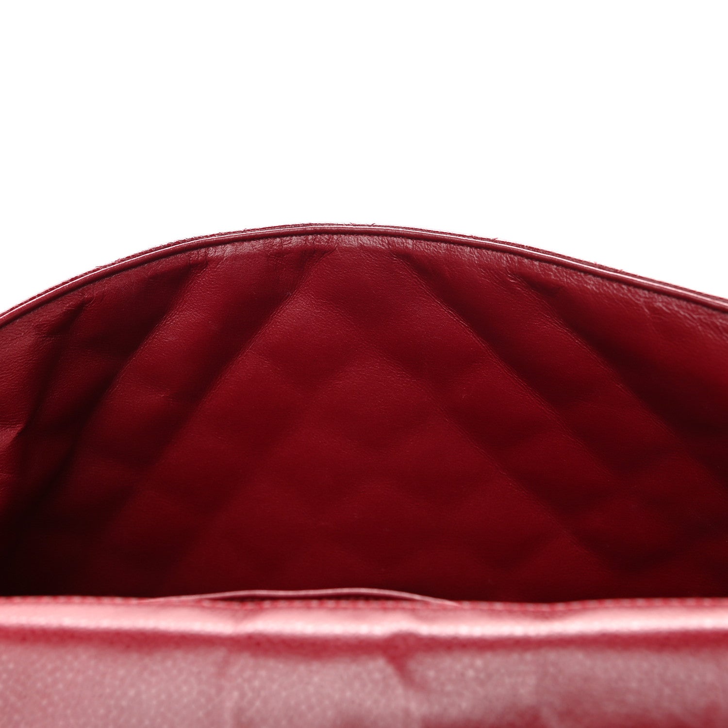 Chanel Caviar Quilted Maxi Single Flap Dark Red 11 of 15