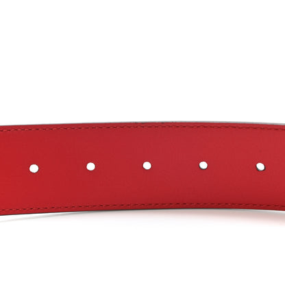 Gucci GG Plus Monogram Blooms Plaque Belt 80 32 Blue 5 of 5