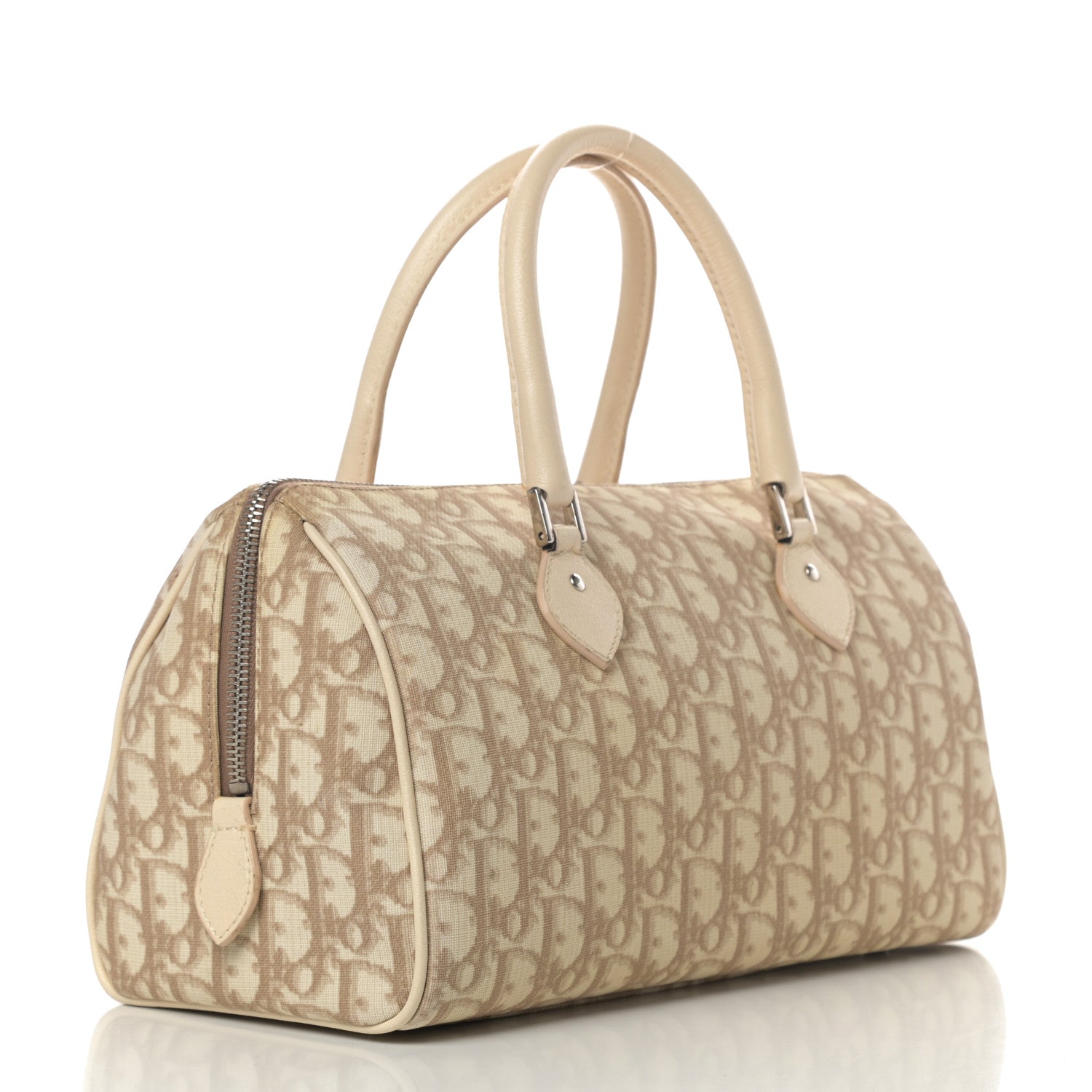 Christian Dior Monogram Vintage Flowers Boston Beige 3 of 16