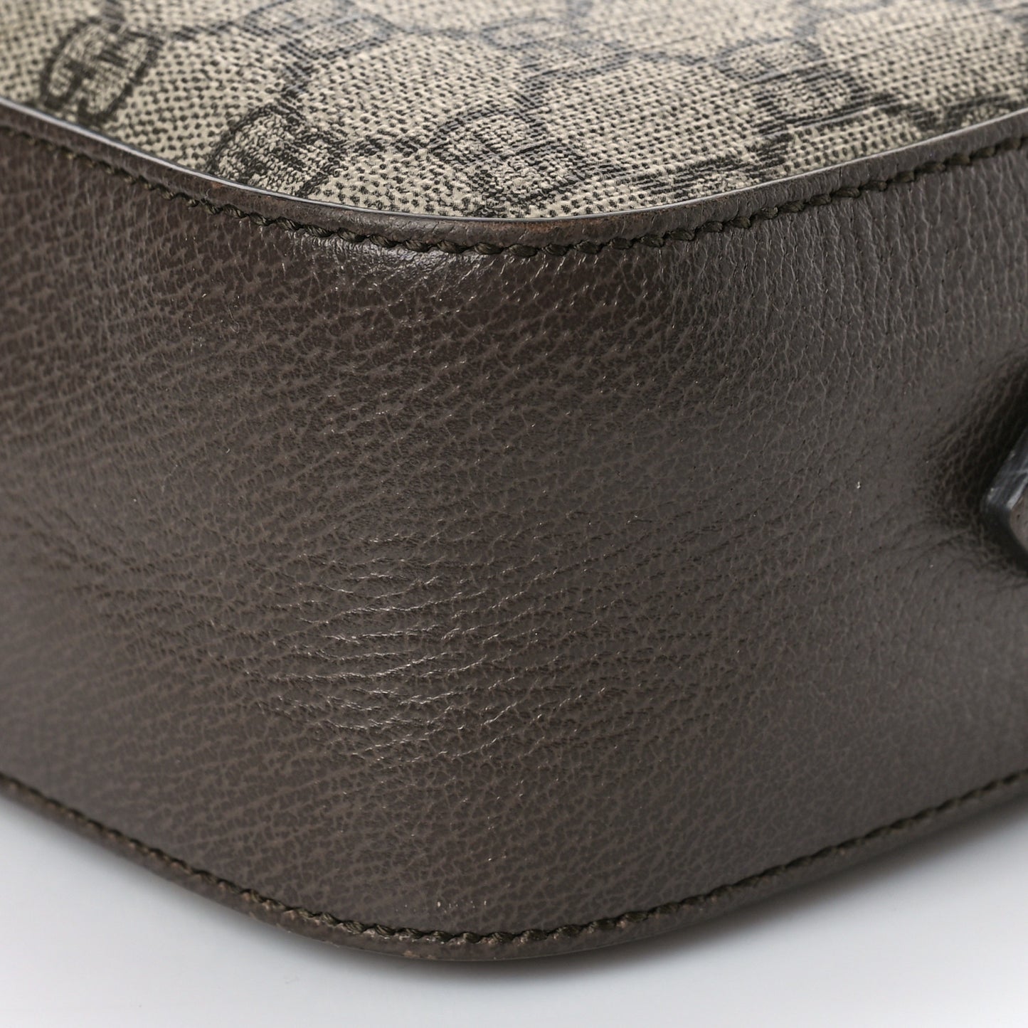 GG Supreme Monogram Web Neo Vintage Shoulder Bag Beige New Acero Crop