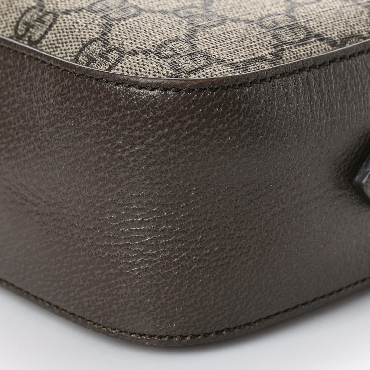 Gucci GG Supreme Monogram Web Neo Vintage Shoulder Bag Beige New Acero Crop 9 of 9