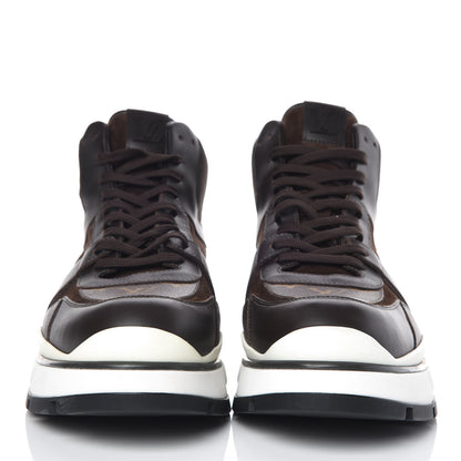 Louis Vuitton Nylon Monogram Kick-Off Sneaker Boots 7.5 2 of 9