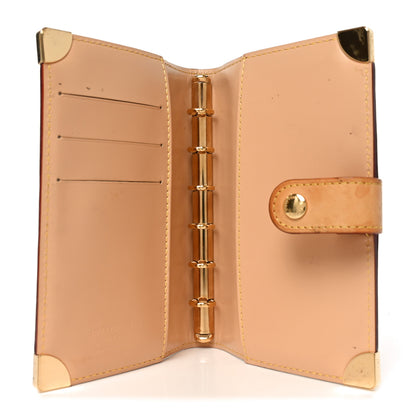 Louis Vuitton Monogram Multicolor Small Ring Agenda Cover Black 5 of 7