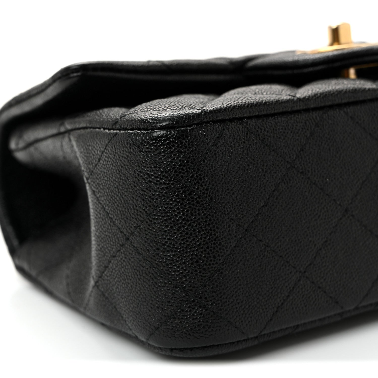 Chanel Caviar Quilted Mini Top Handle Rectangular Flap Black 9 of 10